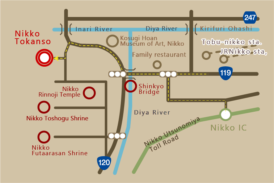 tokanso map